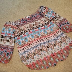Off shoulder blouse